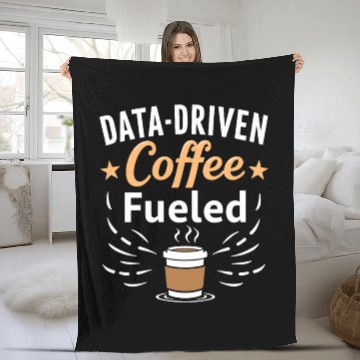 Discover Data Analyst Big Data Specialist Business Fleece Blankets