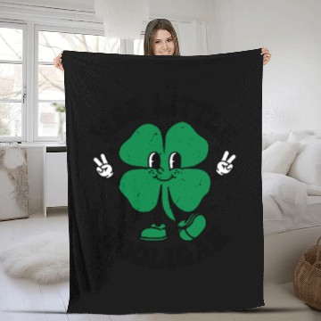 Discover Wee Little Hooligan Cute St. Patrick's Day Irish S Fleece Blankets