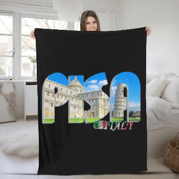 Discover Pisa Tuscany Italy Fleece Blankets