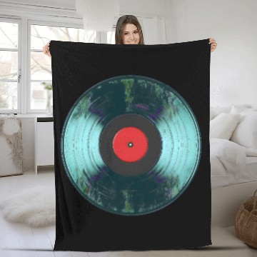 Discover vintage vinyl Fleece Blankets