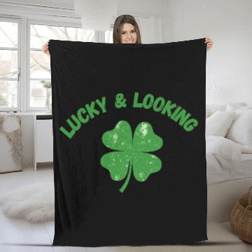 Discover Lucky & Looking sexy St. Patrick's Day Fleece Blankets