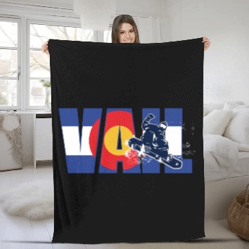 Discover Dynamic Skateboard and Logo Composition Fleece Blankets