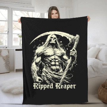Discover Ripped Reaper Fleece Blankets
