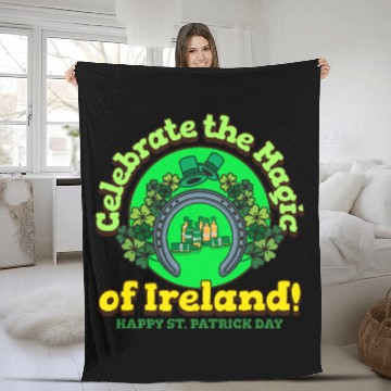 Discover Celebrate the Magic of Ireland Fleece Blankets