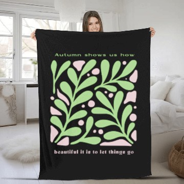 Discover Whispers of Autumn Fleece Blankets