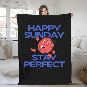 Discover sunday funday Fleece Blankets Fleece Blankets
