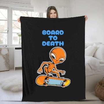Discover Board to Death Fleece Blankets