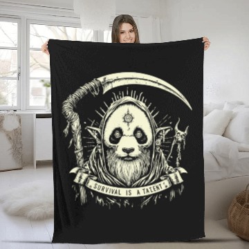 Discover Elf Panda Fleece Blankets
