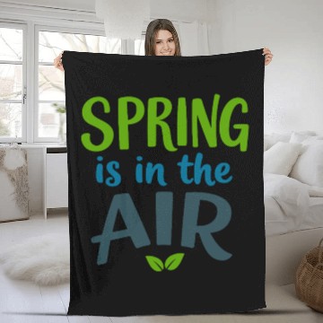 Discover Spring is in the Air Fleece Blankets