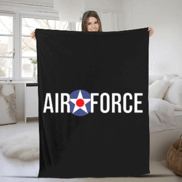 Discover AIR FORCE ROUNDEL Fleece Blankets
