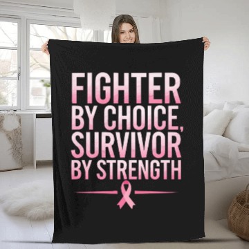 Discover Cancer Survivor Chemotherapy Chemo Beat Cancer Fleece Blankets