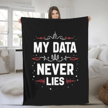 Discover Data Analyst Big Data Specialist Business Fleece Blankets