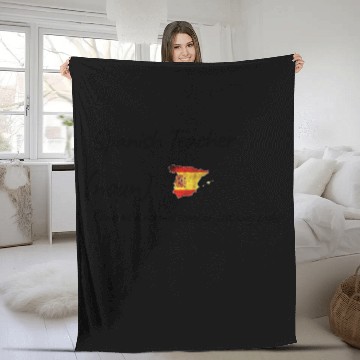 Discover Spanish Teacher Same As Normal Teacher Cooler Fleece Blankets