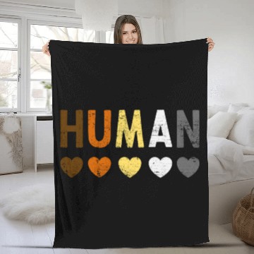 Discover Human Bear Pride Gay Men LGBT Bear Flag Colors Fleece Blankets