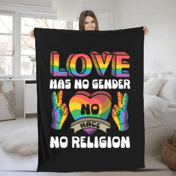 Discover Nice "against Racism" Fleece Blankets