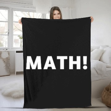 Discover Math! Fleece Blankets