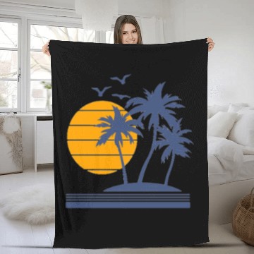 Discover Beach Spring Break 2026 2k26 Summer Matching Group Fleece Blankets