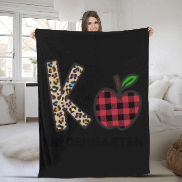 Discover K Is For Kindergarten Teacher Back To School Fleece Blankets