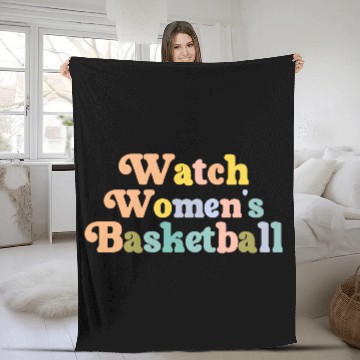 Discover Watch Women's Basketball Fleece Blankets