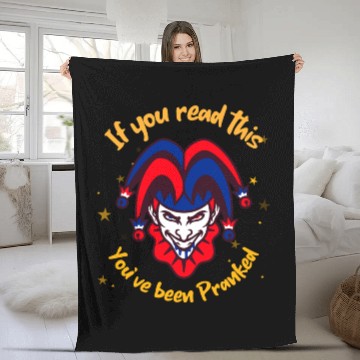 Discover April 1st Prank Fleece Blankets Unisex Fleece Blankets | Fun Gift