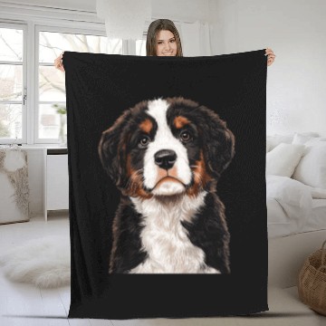 Discover Saint Bernard Fleece Blankets
