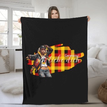 Discover Germany Fleece Blankets