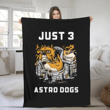 Discover Just 3 Astro Dogs Best Selling Fleece Blankets