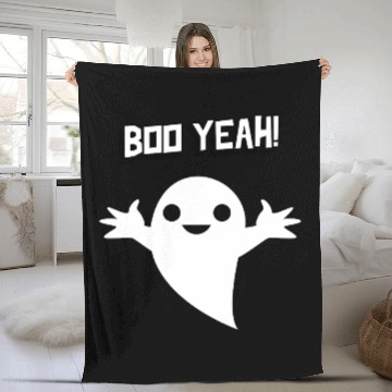 Discover Dancing Ghost | Boo Yeah! | Unisex | Fleece Blankets