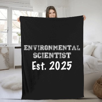 Discover Environmental Scientist Graduation Gift 2025 Fleece Blankets