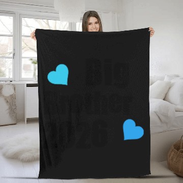 Discover Big Brother 2026 with Blue Hearts Fleece Blankets