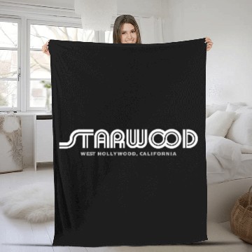 Discover Glam Rock Legends - The Starwood West Hollywood Fleece Blankets
