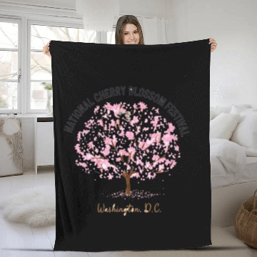 Discover , National Cherry Blossom Festival Fleece Blankets