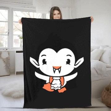 Discover Duck Vampire Halloween Costume Bloodsucker Monster Fleece Blankets
