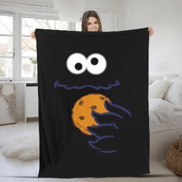 Discover Sesame Street Costume Design Cookie Monster Fleece Blankets