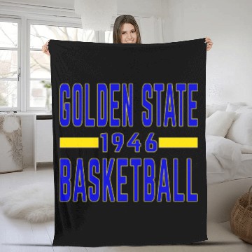 Discover Golden State Basketball 1946 Classic Fleece Blankets