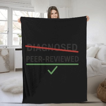Discover Peer Reviewed Neurodivergent Identity Design Fleece Blankets