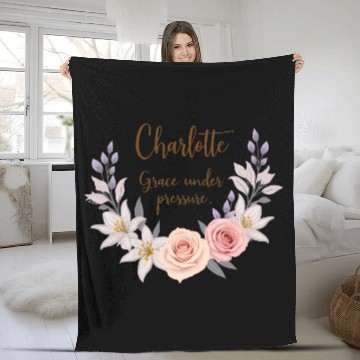 Discover Charlotte, grace under pressure Fleece Blankets