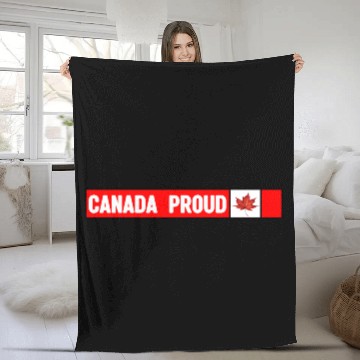 Discover Canada Proud Fleece Blankets