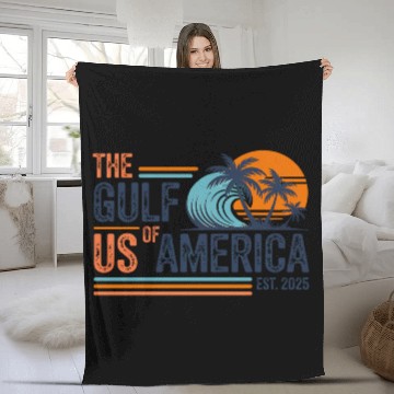 Discover US America adventure product features a vibrant Fleece Blankets