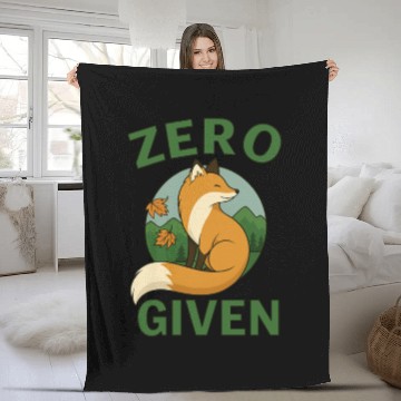 Discover Zero Fox Given Fleece Blankets