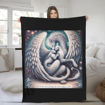 Discover “Mother Beast + Cub” - Happy Mother's Day Fleece Blankets
