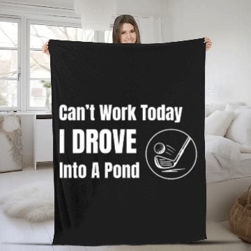 Discover Goss Apparel: I Drove Into A Pond Fleece Blankets