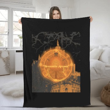 Discover Arcane Summoning Ritual - Dark Magic Fantasy Art Fleece Blankets