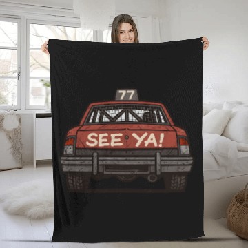 Discover See-Ya! Demolition Derby Driver Racing Wreckfest Fleece Blankets