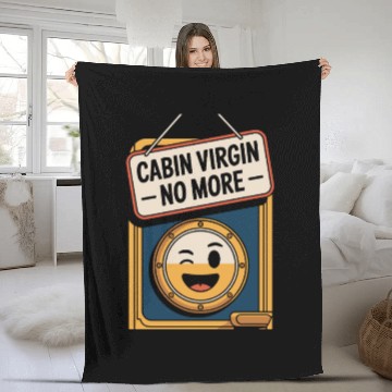 Discover Cruise Rookie Ocean Adventure First Voyage Fleece Blankets