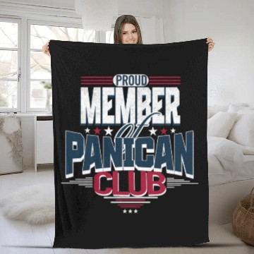 Discover proud member of panican party design Fleece Blankets