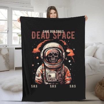 Discover dead space - save our souls Fleece Blankets