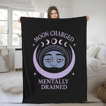 Discover Witchy Book Club Pagan Reader Occult Fiction Coven Fleece Blankets