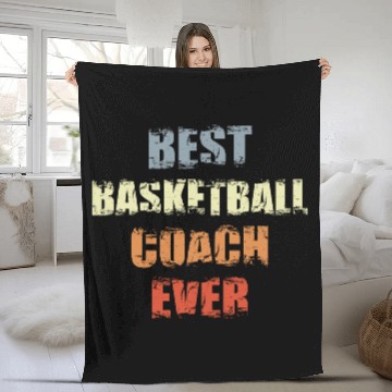 Discover Basketball Coach Motivation Fleece Blankets