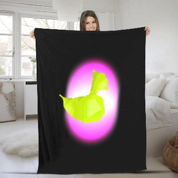 Discover Duck Fleece Blankets, Neon, Fun Fleece Blankets, Abstract Duckli
